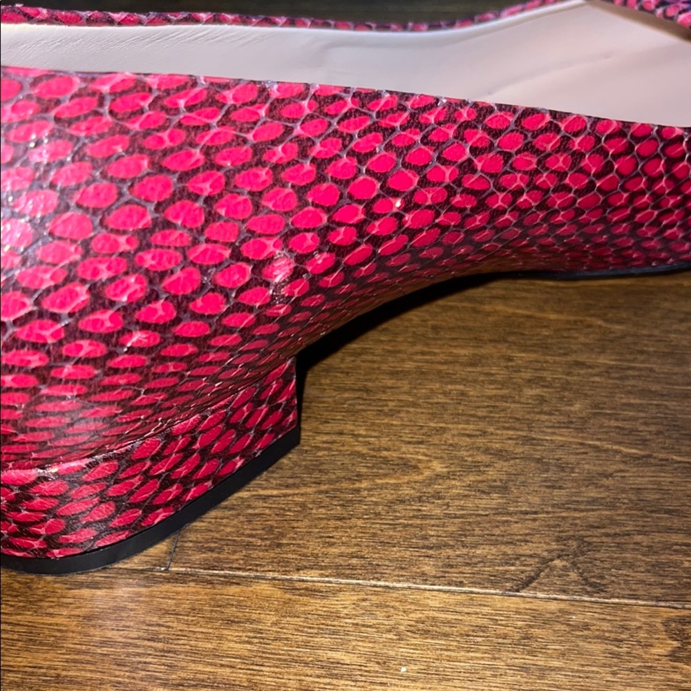 BELLS & BECKS SIZE 42 Stylish Women's Pink Patterned Flats - Picture 10 of 12